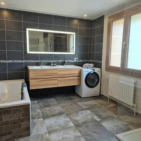 Chalé Chalet Cosy 10 Pers - Jacuzzi, Sauna, Billard *