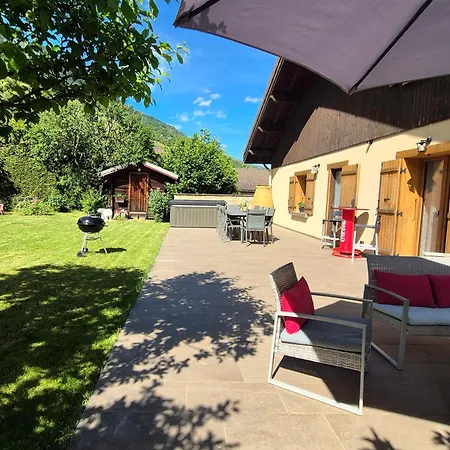 Chalé Chalet Cosy 10 Pers - Jacuzzi, Sauna, Billard